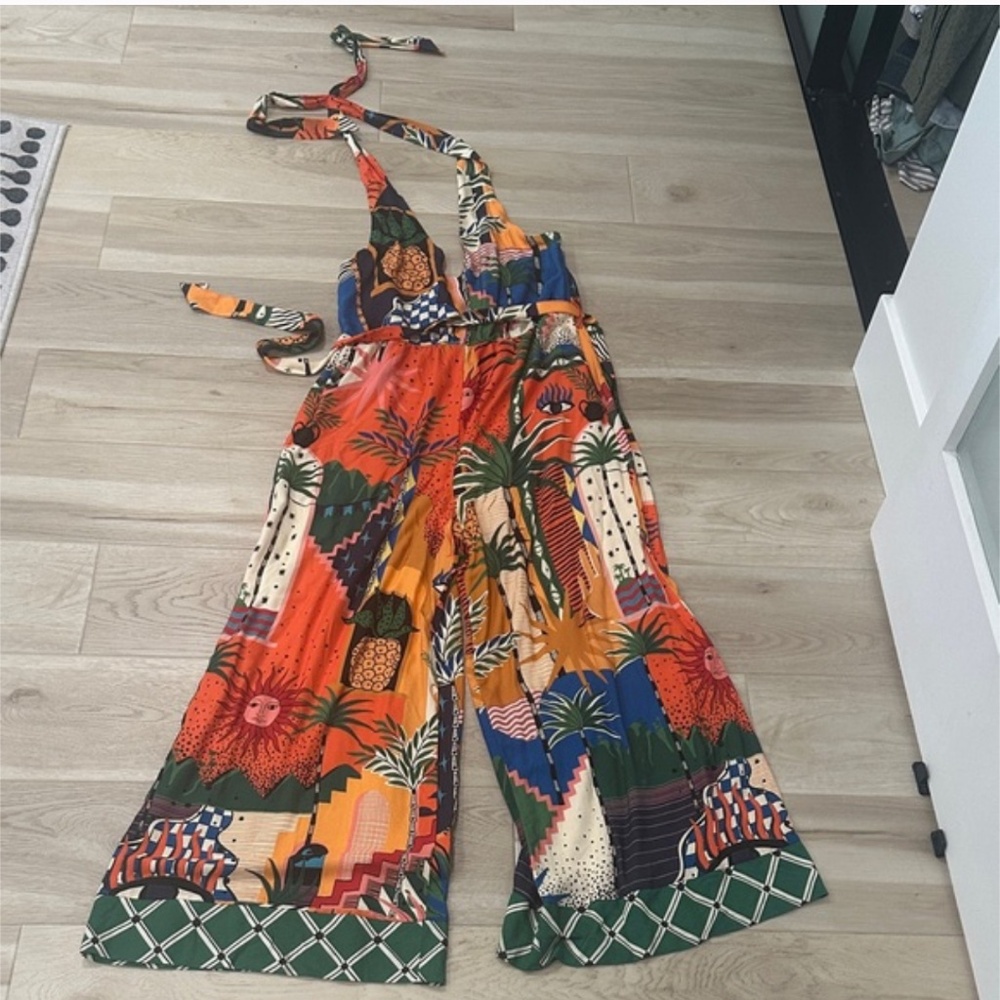 FARM Rio Colorful Landscape Jumpsuit - Picture 5 of 5